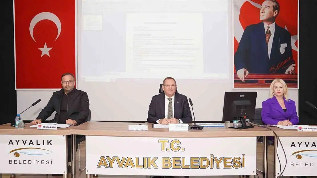 Ayvalık Belediyesi'nin 2023 yılı bütçesi oy birliğiyle 465 milyon lira oldu