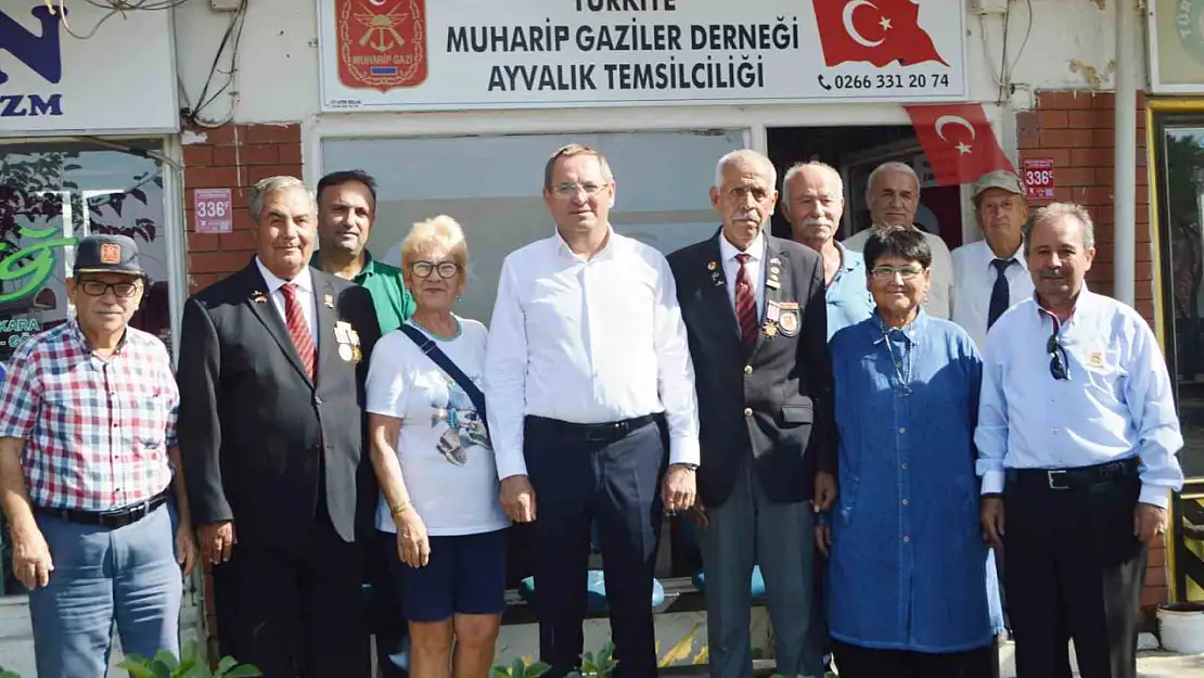 Ayvalık'ta Başkan Ergin'den gazilere büyük sürpriz