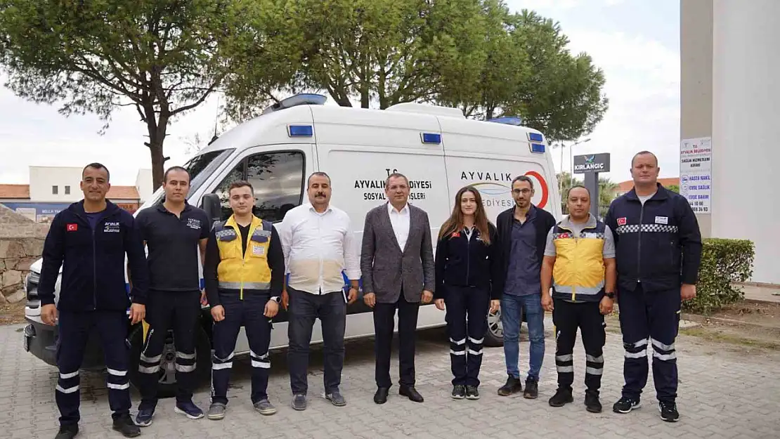 Ayvalık'ta belediyeden takdir gören hizmet