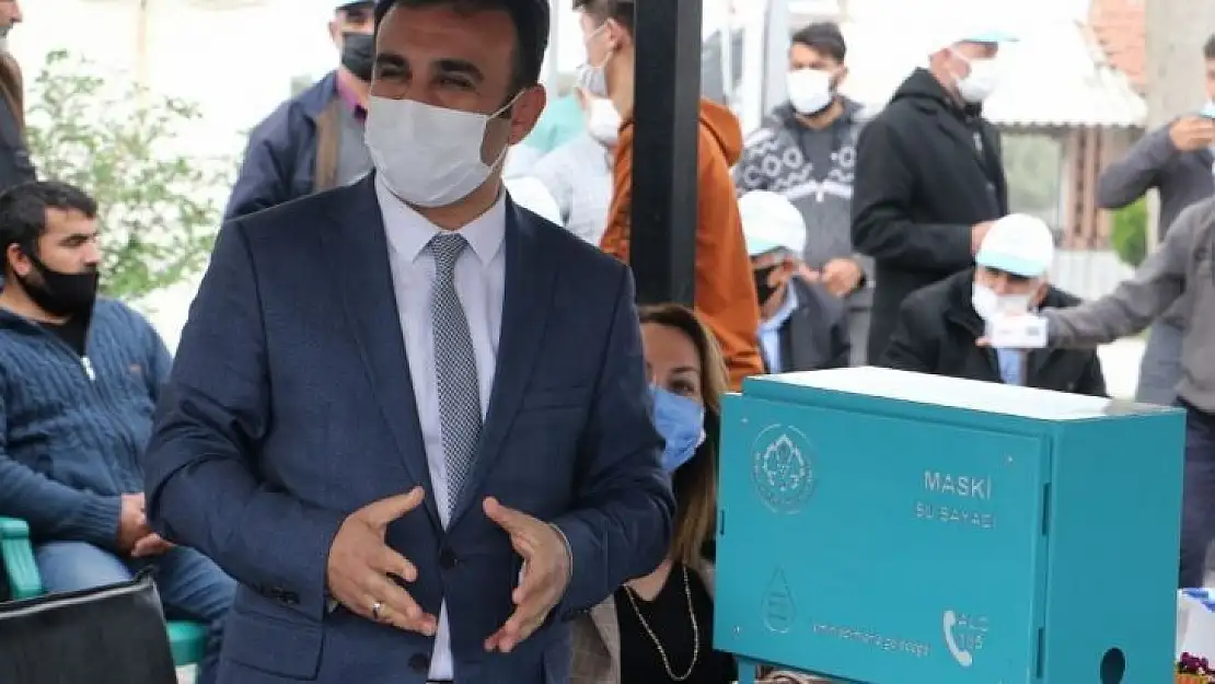 Azimli Mahallesi'nde MASKİ'nin yeni nesil mekanik sayaçları anlatıldı