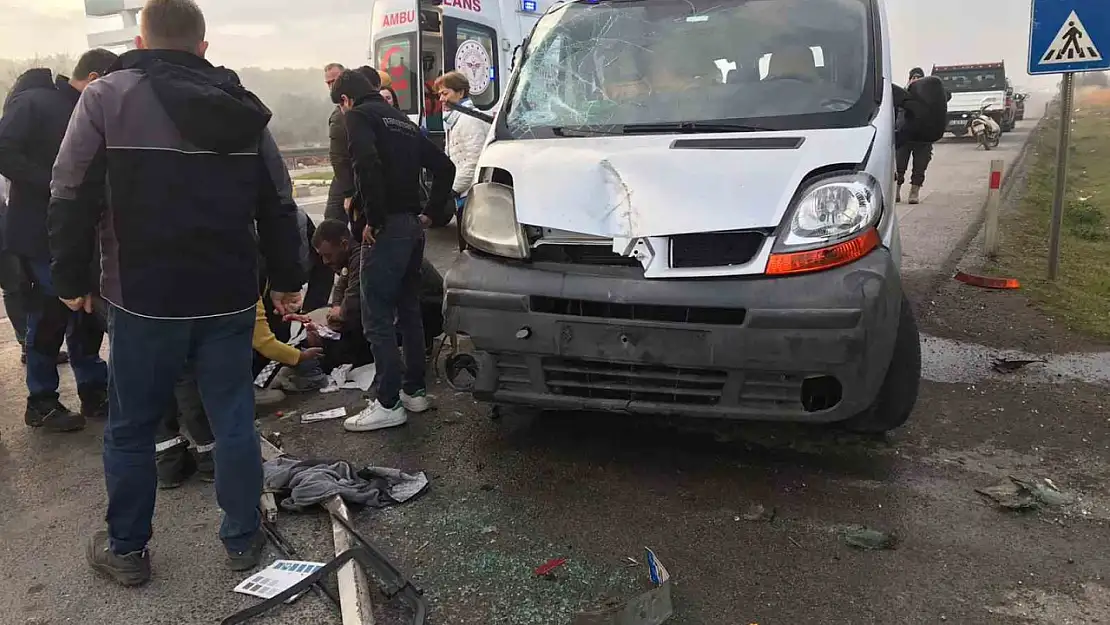 Bahçe duvarına çarptı: 1 yaralı