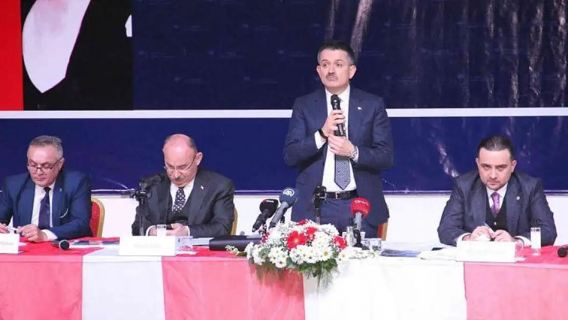Bakan Pakdemirli: 'Enflasyonun üzerindeki müsilaj da temizlenecektir'