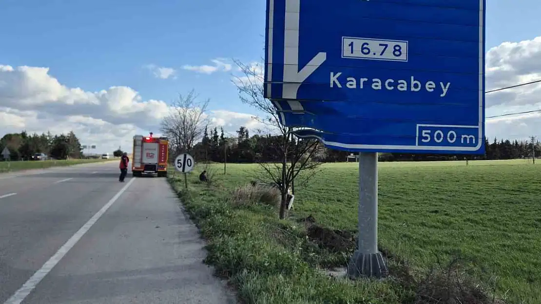 Balıkesir-Bandırma yolunda trafik kazası: 1 yaralı