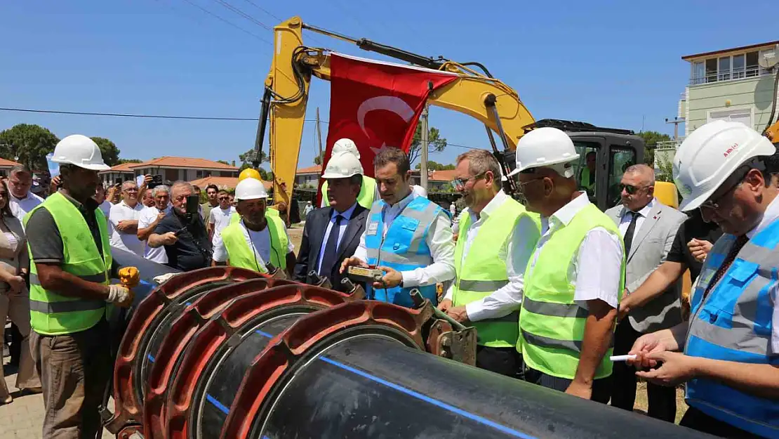 Balıkesir BŞB Başkanı Akın, Ayvalık'ın su sorununu tarihe gömecek ilk adımı attı