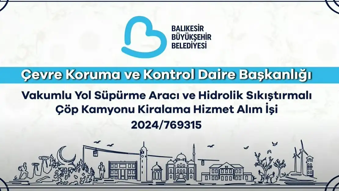 Balıkesir Büyükşehir Belediyesi ihaleleri canlı olarak yayınlayacak