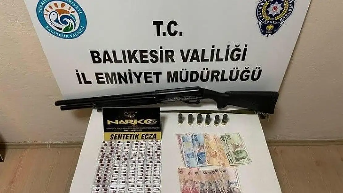 Balıkesir'de 10 şahsa uyuşturucu operasyonu