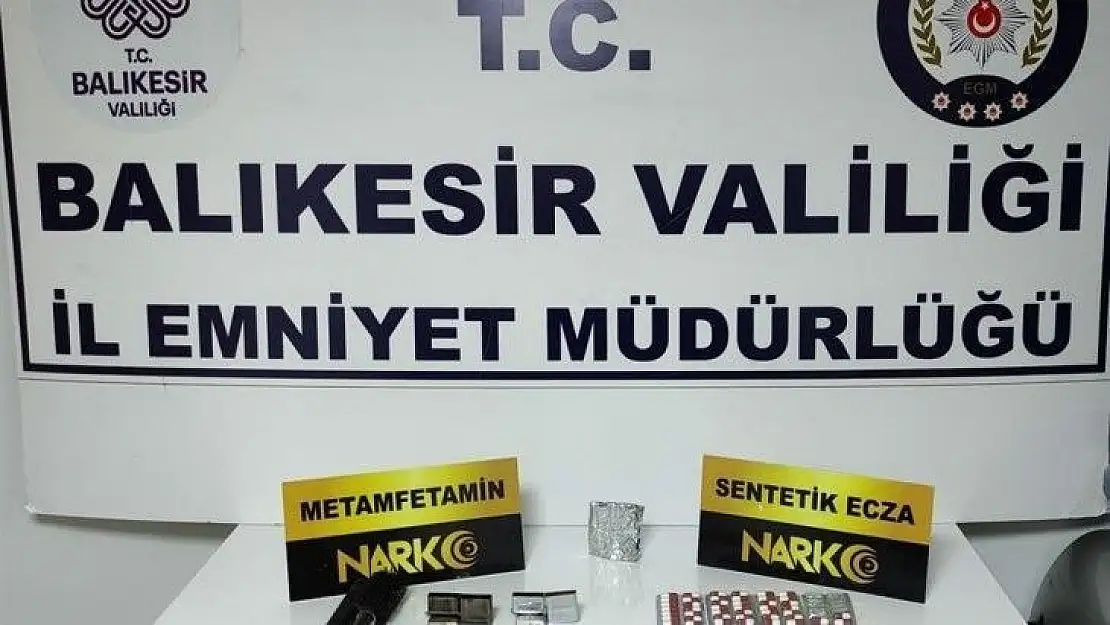 Balıkesir'de 10 şahsa uyuşturucu operasyonu