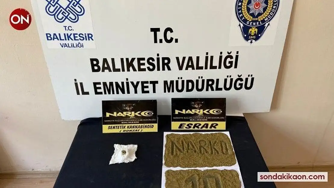 Balıkesir'de 22 şahsa 'Huzur' operasyonu