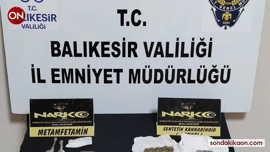 Balıkesir'de 34 şahsa gözaltı