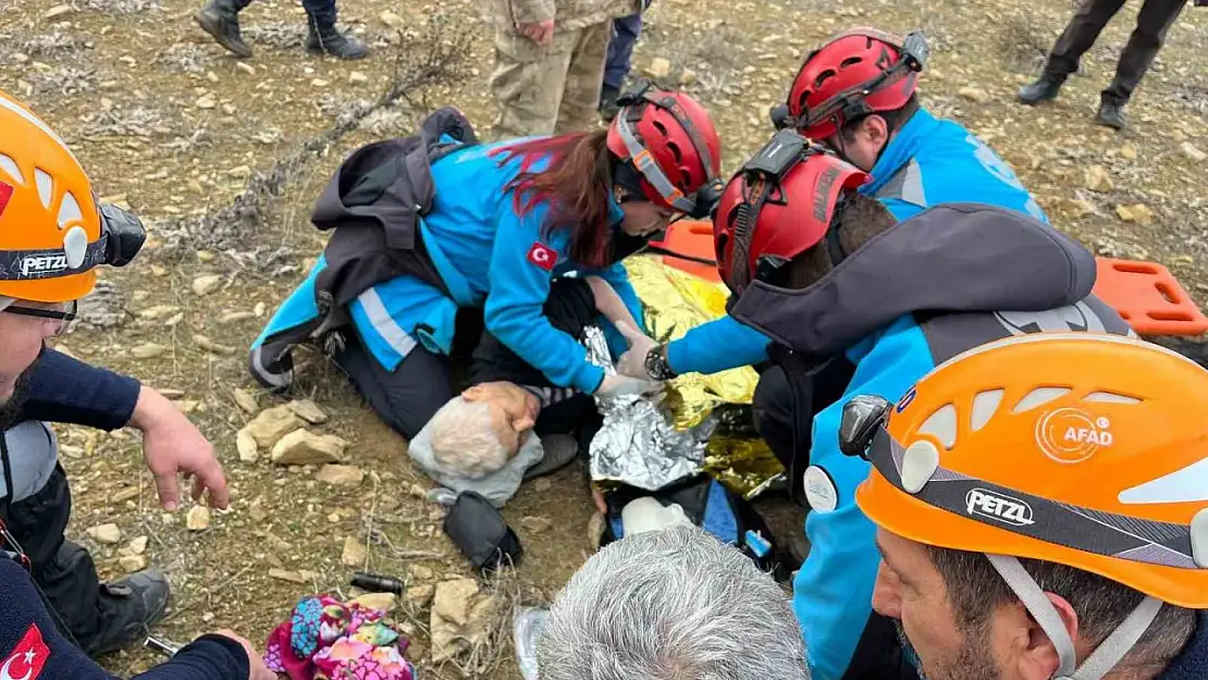 Balıkesir'de arazide kaybolan yaşlı kadın sağ olarak bulundu