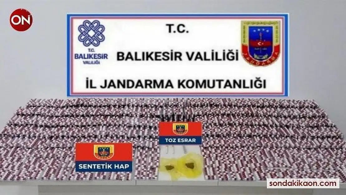 Balıkesir'de jandarmadan 6 şüpheliye uyuşturucu operasyonu