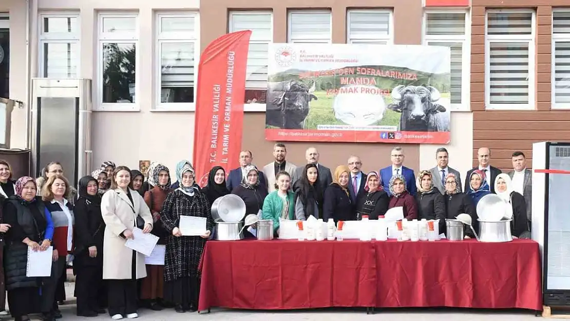 Balıkesir'de kadın üreticilere destek