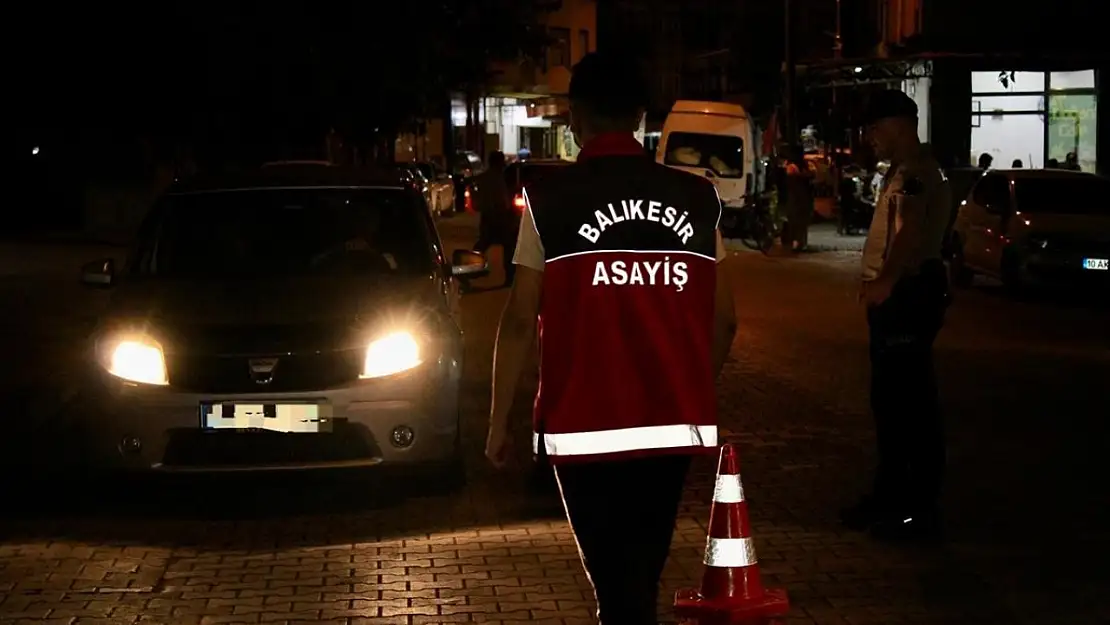 Balıkesir'de kapsamlı asayiş ve trafik denetimi