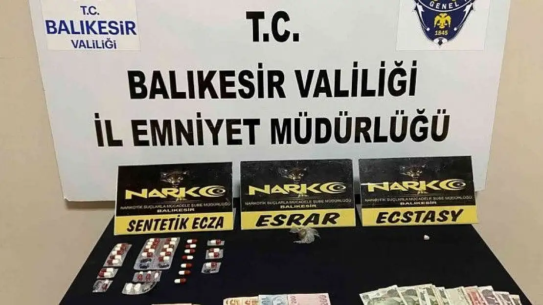 Balıkesir'de polis ve jandarmadan 50 şahsa operasyon