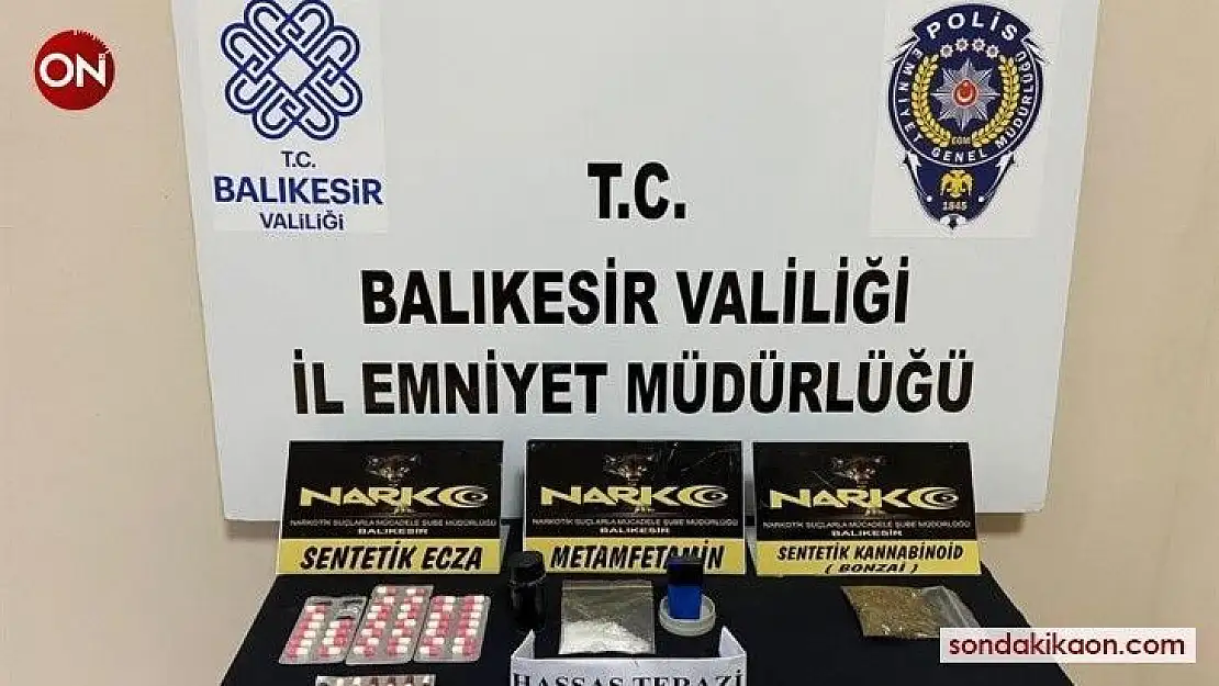 Balıkesir'de polisten 2 uyuşturucu şüphelisine operasyon