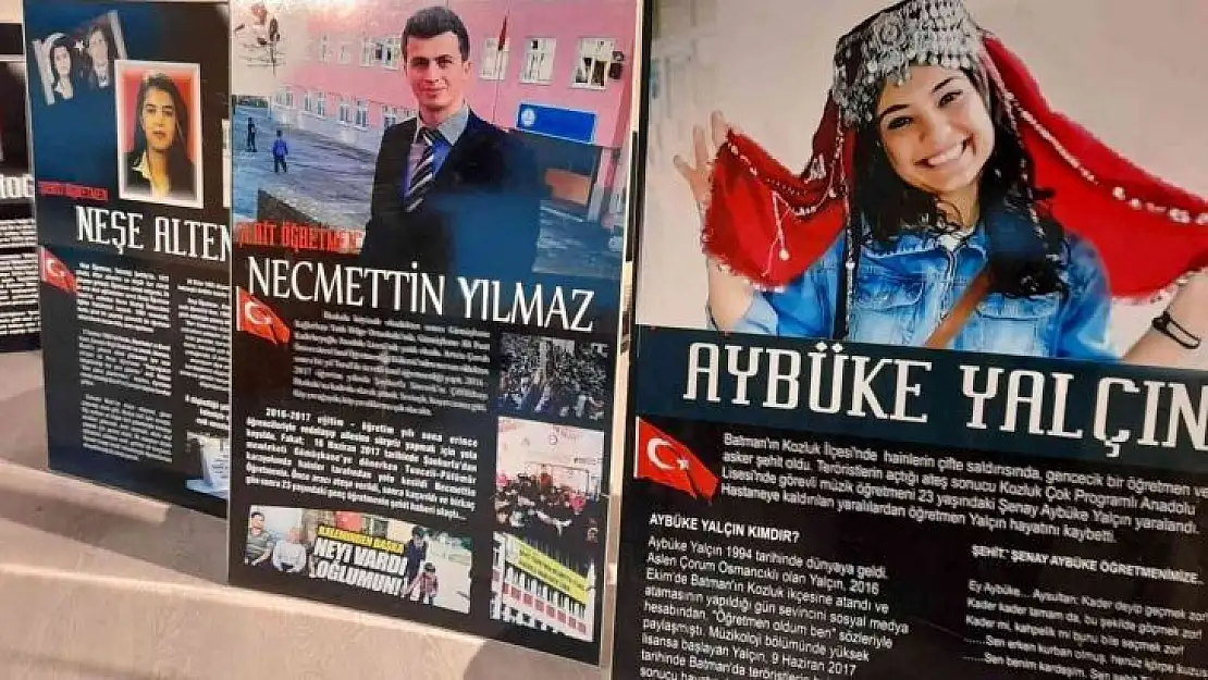 Balıkesir'de şehit öğretmenler adına sergi