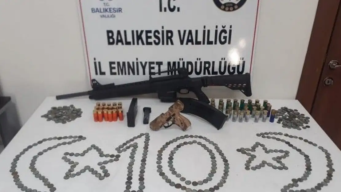 Balıkesir'de tarihî eser operasyonu