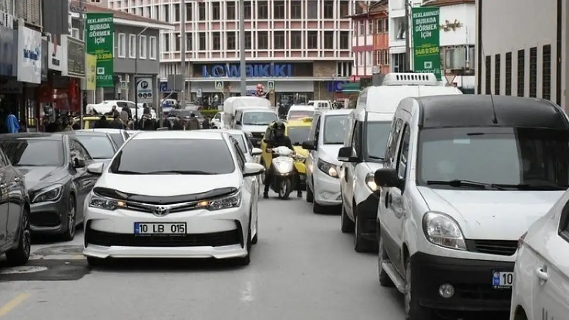 Balıkesir'de trafiğe kayıtlı araç 547 bin oldu