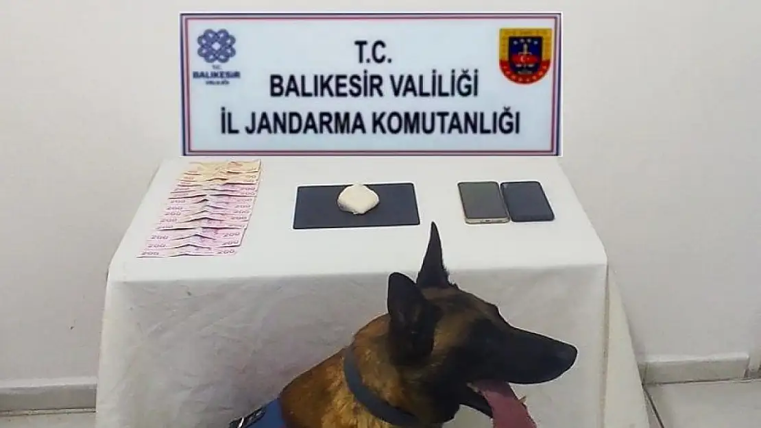 Balıkesir'de uyuşturucu operasyonu 1 gözaltı