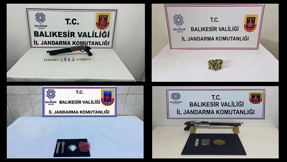 Balıkesir'de uyuşturucu operasyonu 7 gözaltı