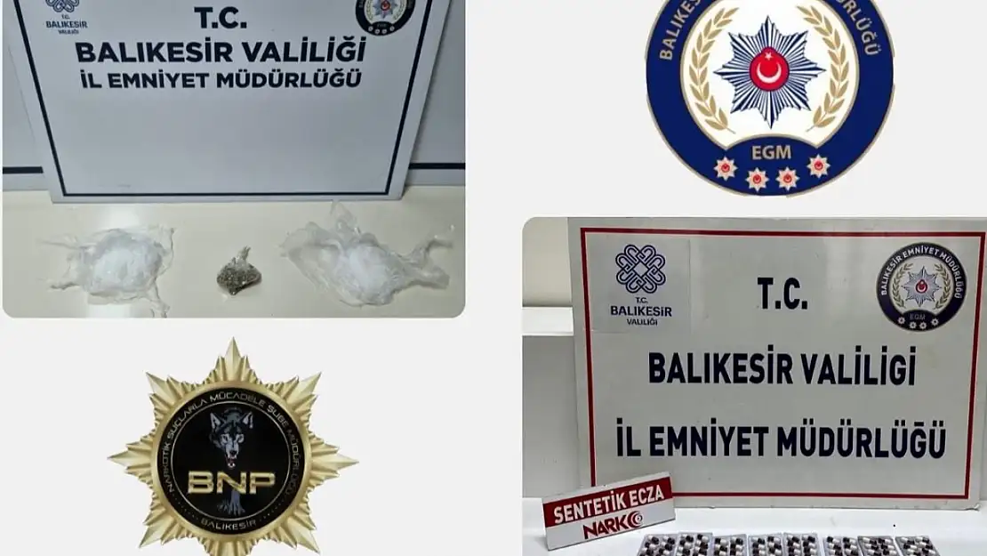 Balıkesir'de uyuşturucu operasyonu