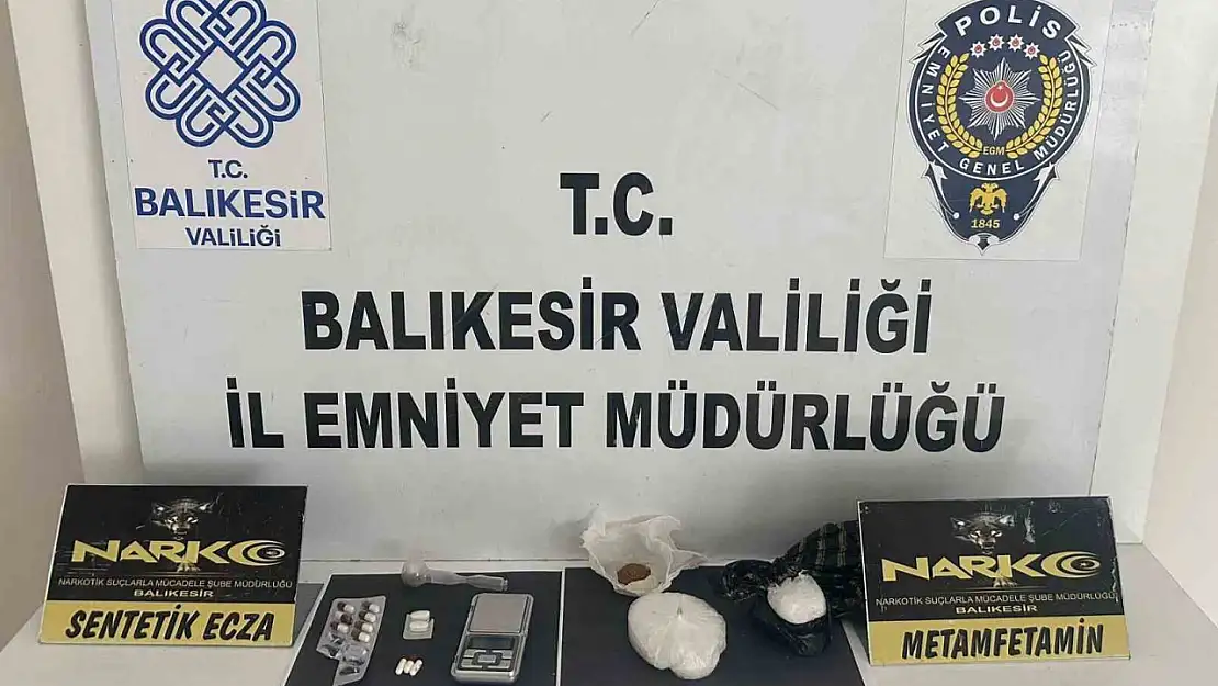 Balıkesir'de uyuşturucu operasyonu: 4 gözaltı