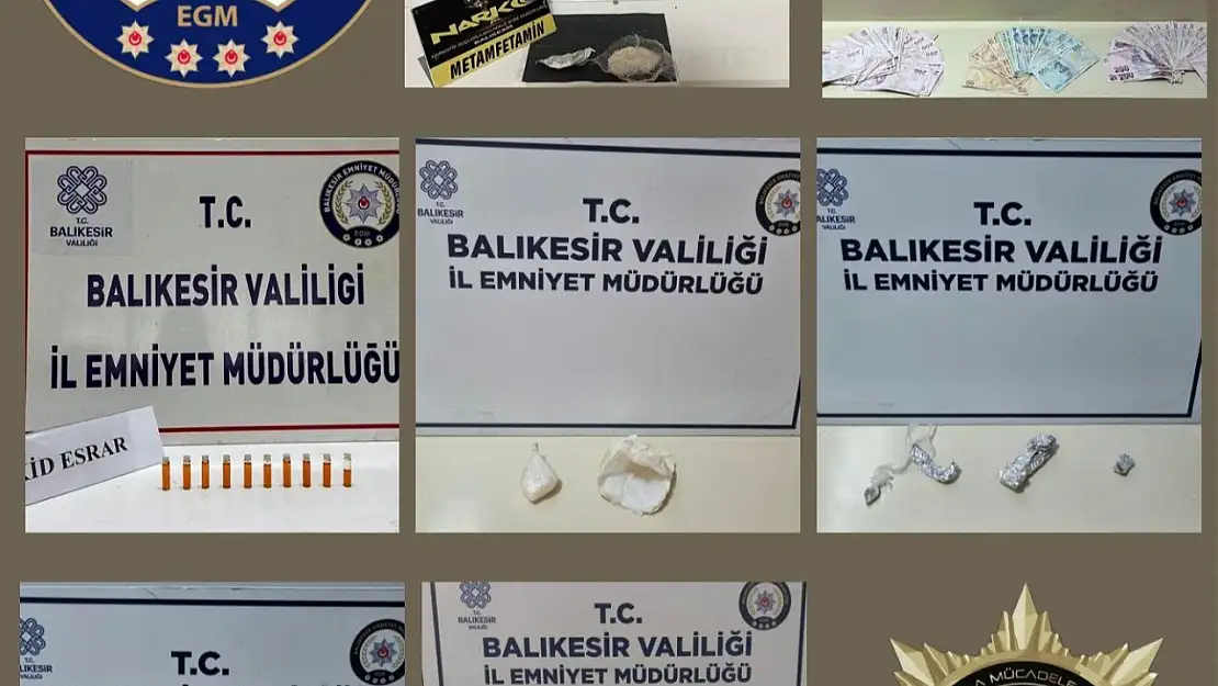 Balıkesir'de uyuşturucu operasyonu: 4 şahıs tutuklandı