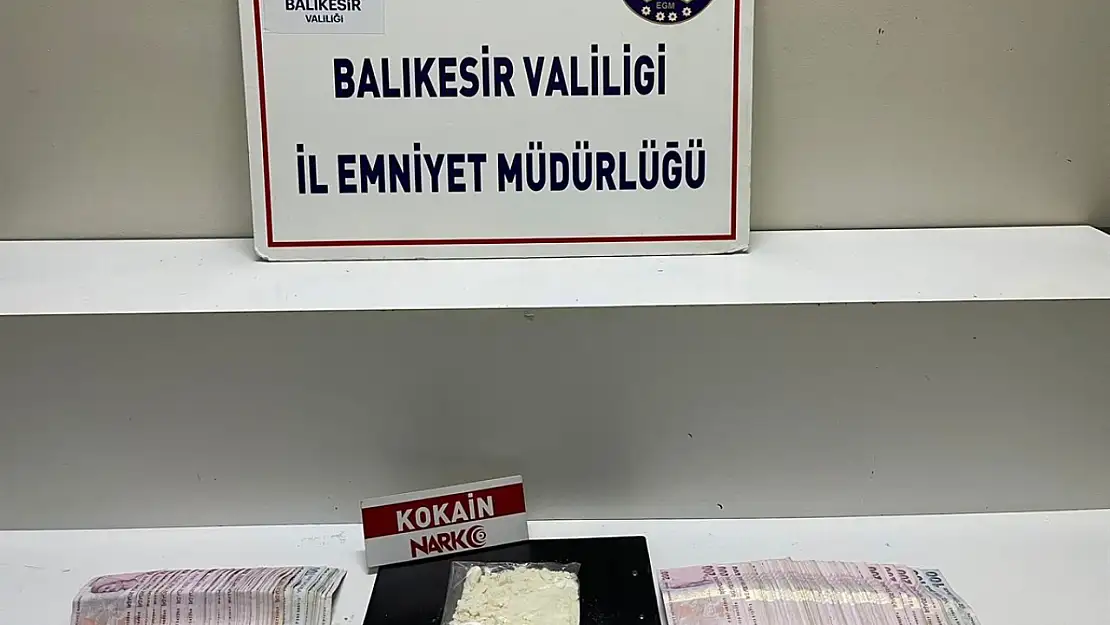 Balıkesir'de uyuşturucu operasyonunda 1 tutuklama