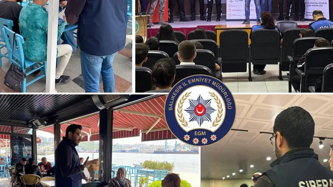 Balıkesir Emniyeti'nden siber farkındalık eğitimi