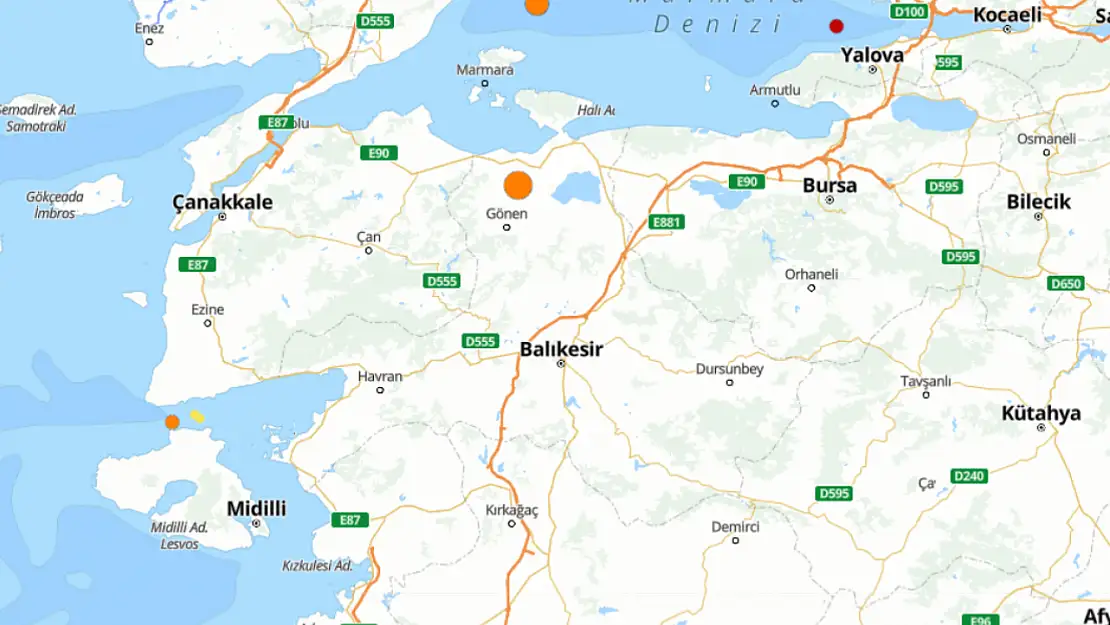 Balıkesir Gönen'de 4.1'lik deprem!