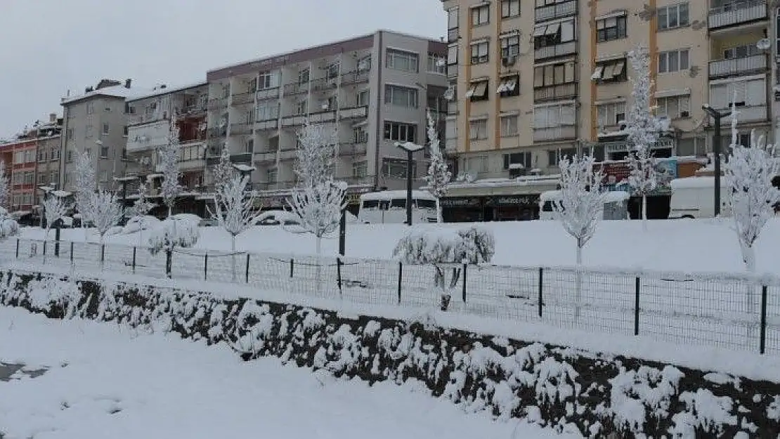 Balıkesir merkezi kara uyandı