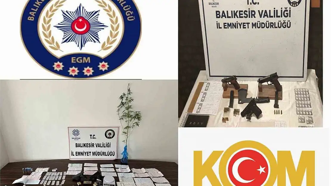 Balıkesir merkezli tefecilik operasyonunda 10 gözaltı