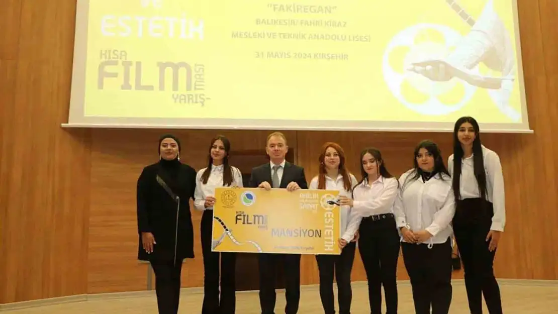 Balıkesirli öğrencilerin kısa filmi mansiyon ödülü aldı