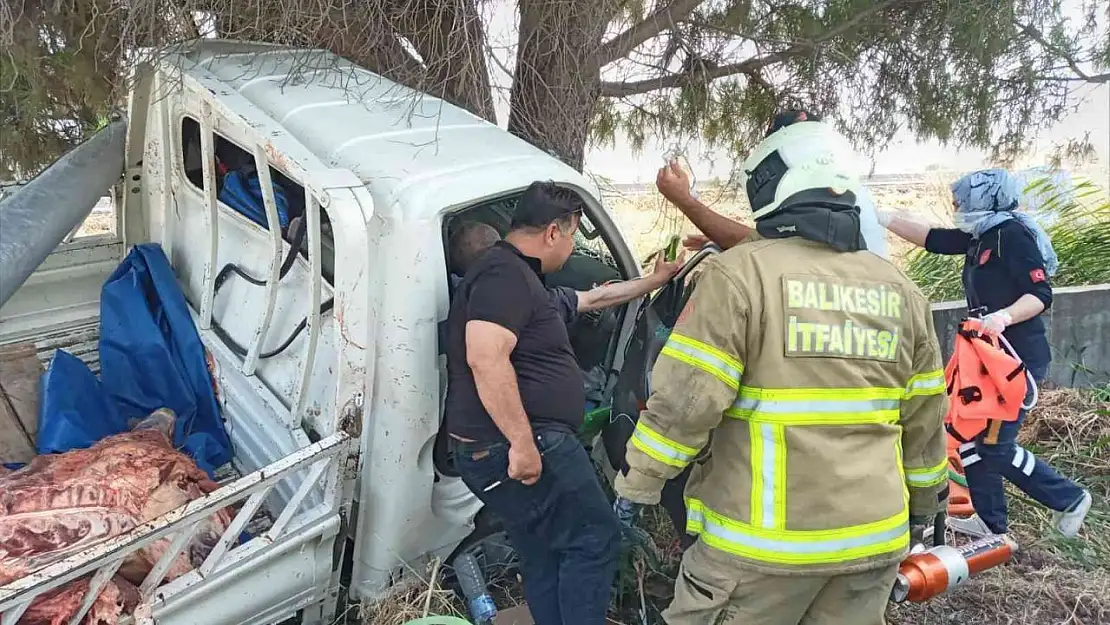 Bandırma Bursa Yolunda trafik kazası: 1 yaralı