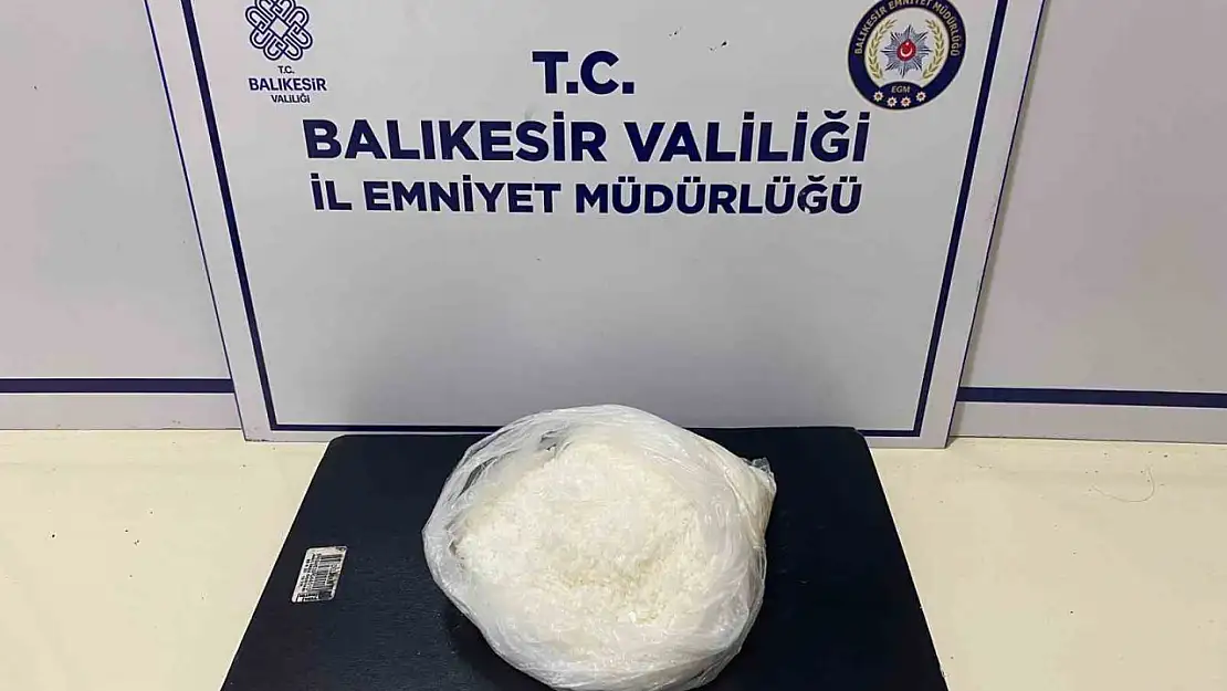 Bandırma'da 430 gram metamfetamin ele geçirildi