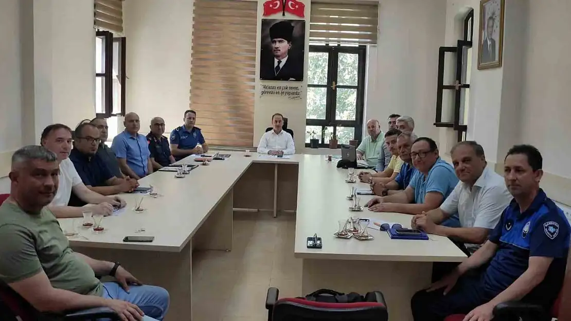 Bandırma'da ilçe spor güvenlik kurulu toplandı