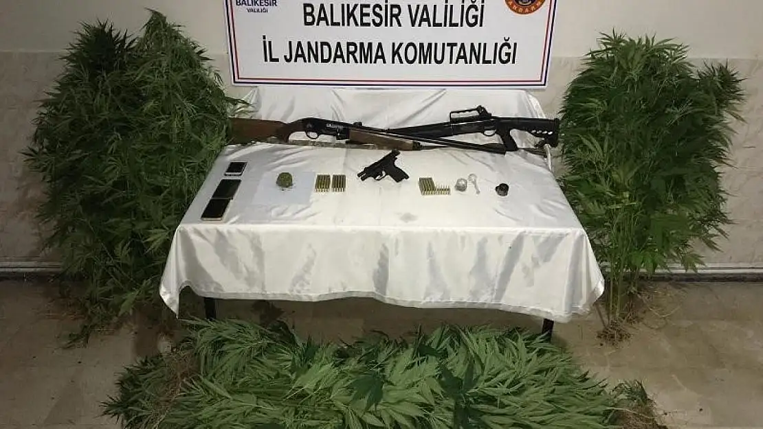 Bandırma'da jandarmadan uyuşturucu operasyonu