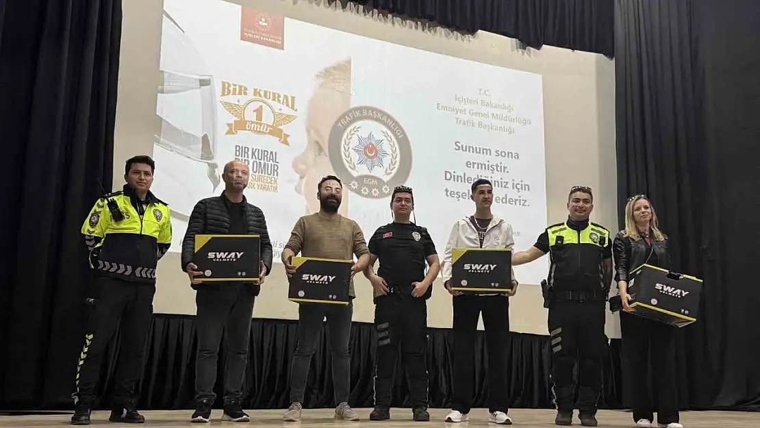 Bandırma'da motosiklet sürücülerine yönelik bilgilendirme programı düzenlendi