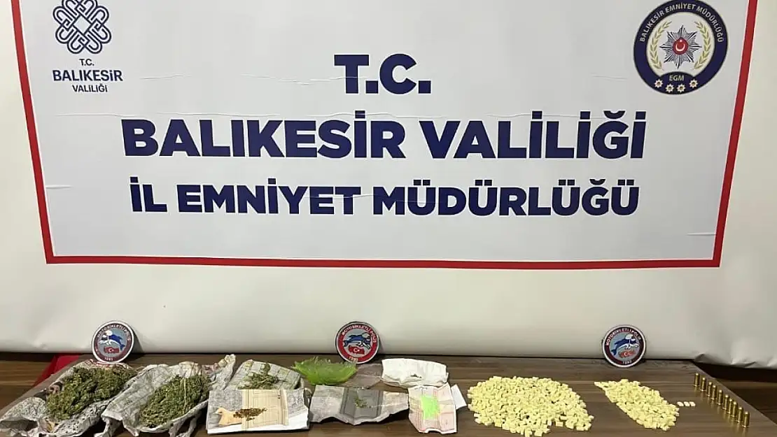 Bandırma'da uyuşturucu operasyonu: 895 adet uyuştucu hap ele geçirildi