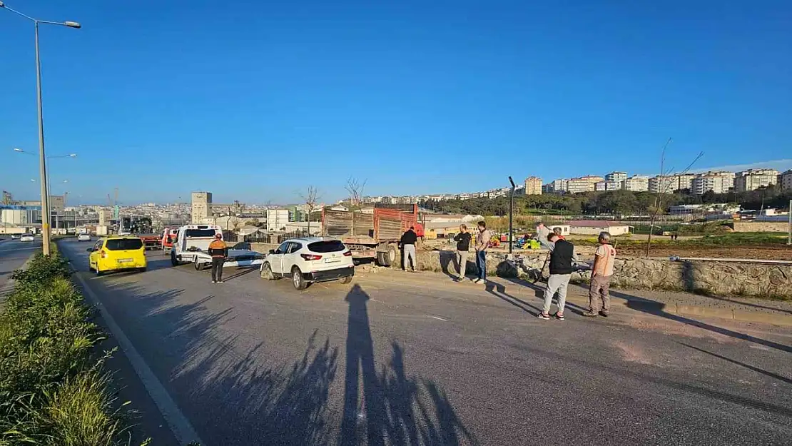 Bandırma Liman Yolu'nda zincirleme kaza: 2 yaralı