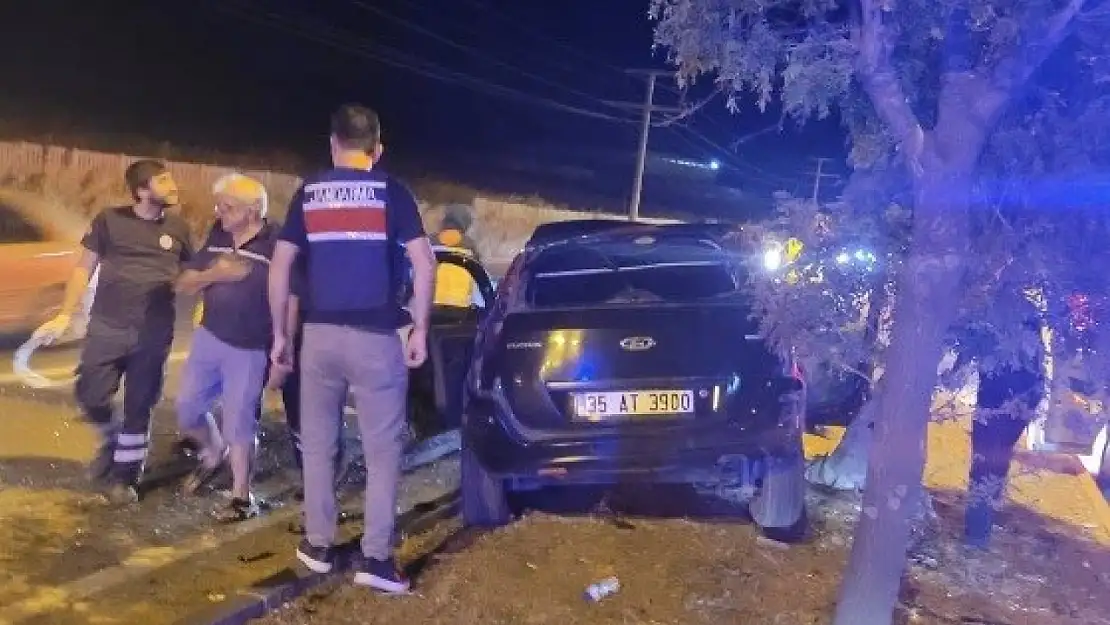 Bandırma yolunda tır ile otomobil çarpıştı: 2 yaralı