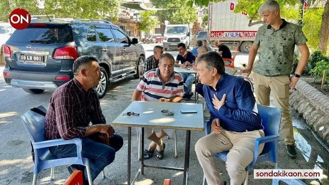 Başkan Arslan, sorunları dinliyor