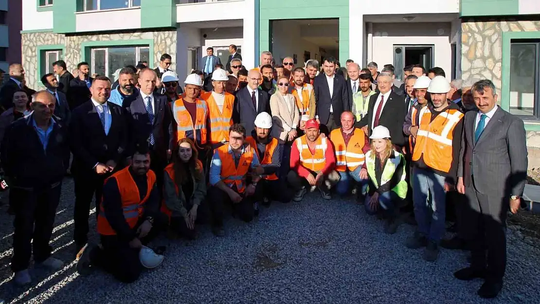 Başkan Aydın TOKİ hak sahiplerinin yüreğine su serpti
