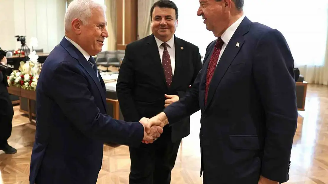 Başkan Bozbey'den KKTC Cumhurbaşkanı Tatar'a ziyaret