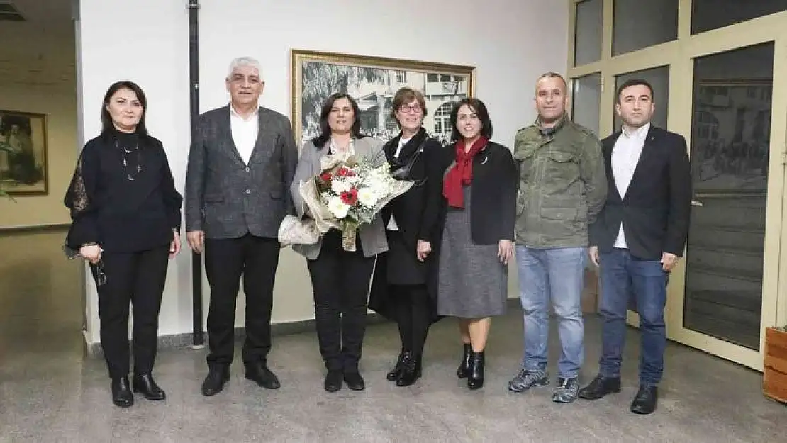 Başkan Çerçioğlu TÜM BEL-SEN Genel Başkanı Bozkurt'u ağırladı