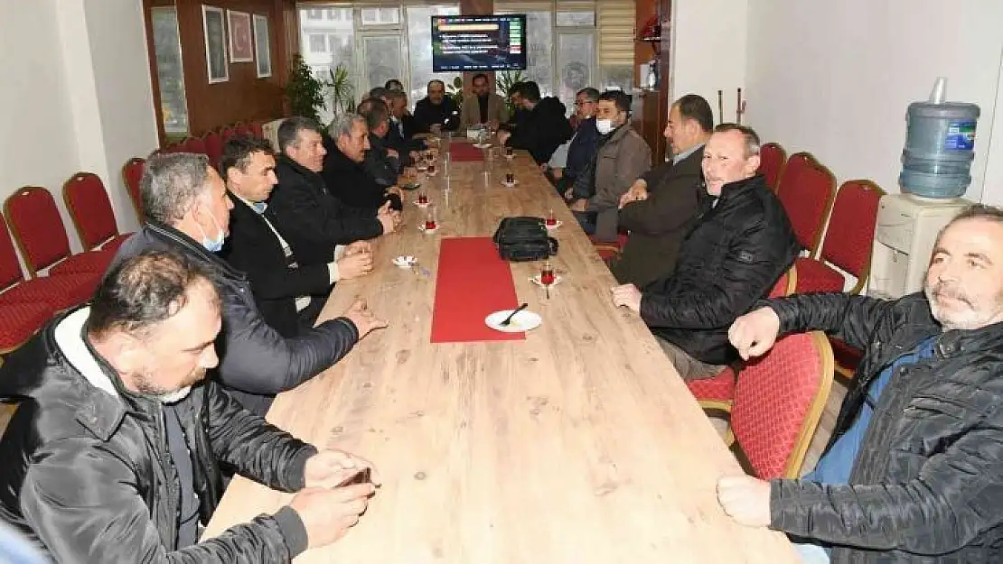 Başkan Ergin, muhtarlarla bir araya geldi