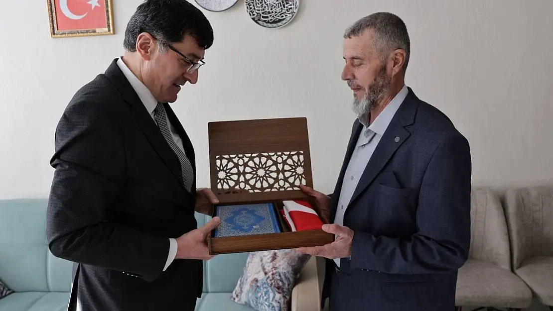 Başkan Eyüp Kahveci'den şehit ailesine anlamlı ziyaret