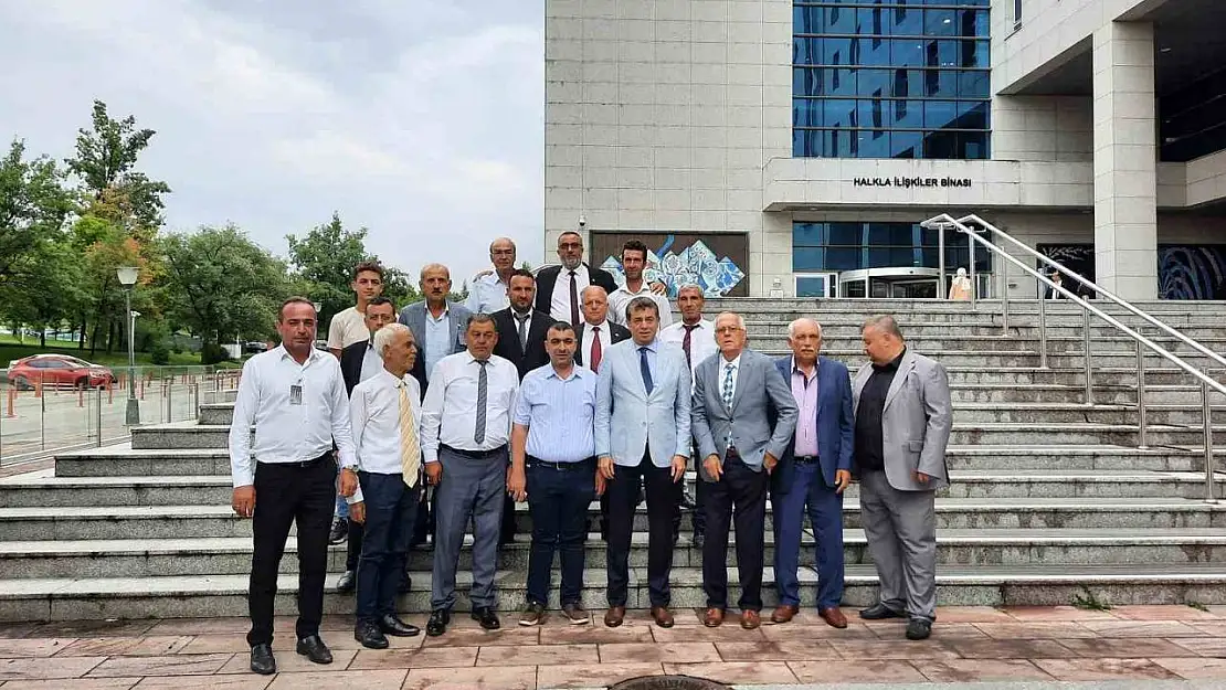 Başkan Künkcü ve şoförler odası başkanlarından Ankara çıkarması