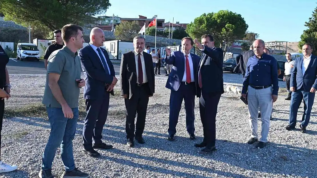 Başkan Orkan Kabakdere ve Üçpınar'da yatırımları inceledi