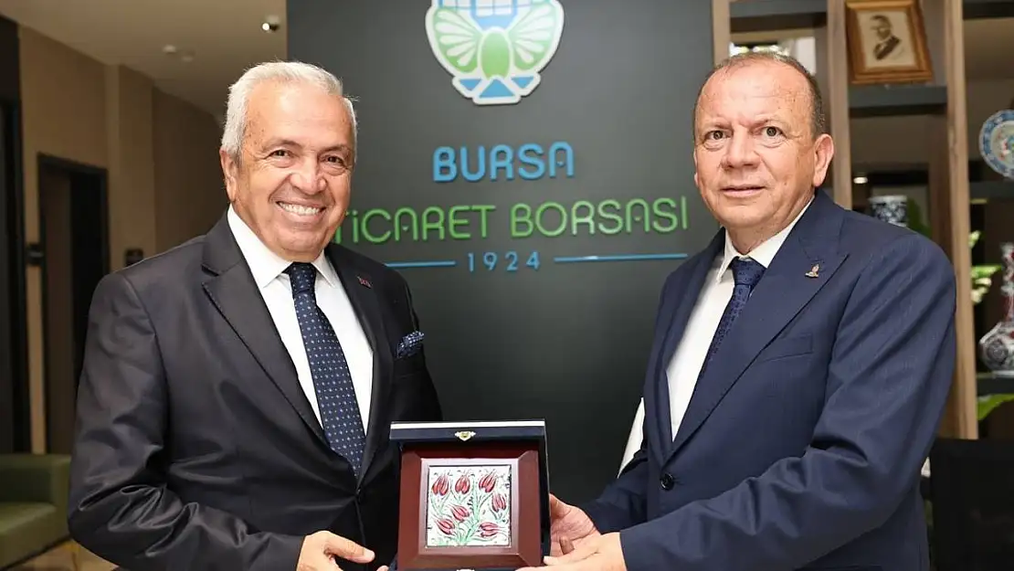 Başkan Şadi Özdemir'den Bursa Ticaret Borsası'na ziyaret